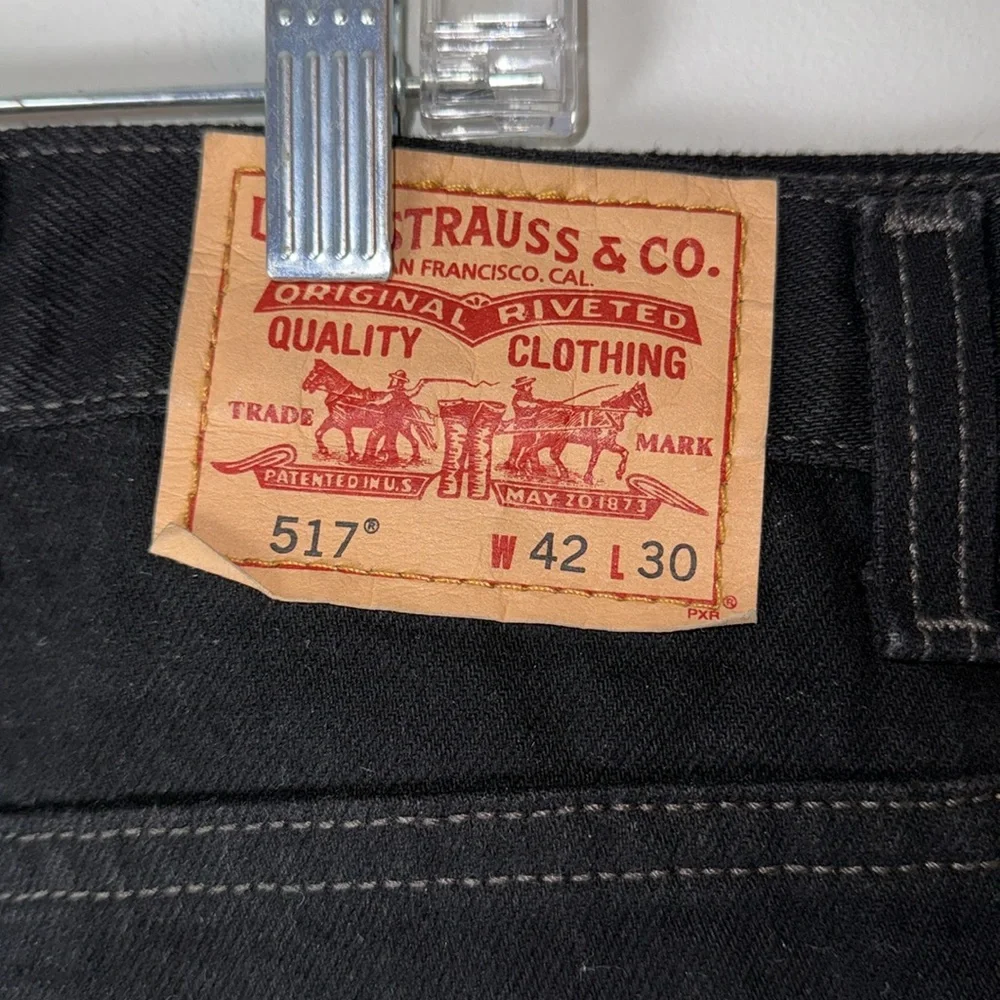 Levi’s Black Bootcut 517 42x30